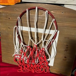 Rustic basketball goal
